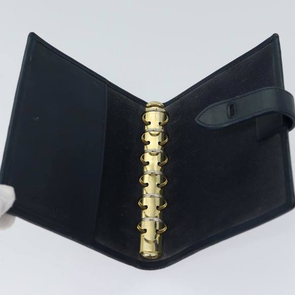 Christian Dior Trotter Canvas Day Planner Cover Navy Auth 69722 - Picture 9 of 16